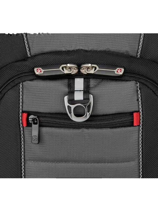 Рюкзак молодёжный Wenger, 48 х 37 х 24 см, 25л, отделение для планшета, чёрный, серый