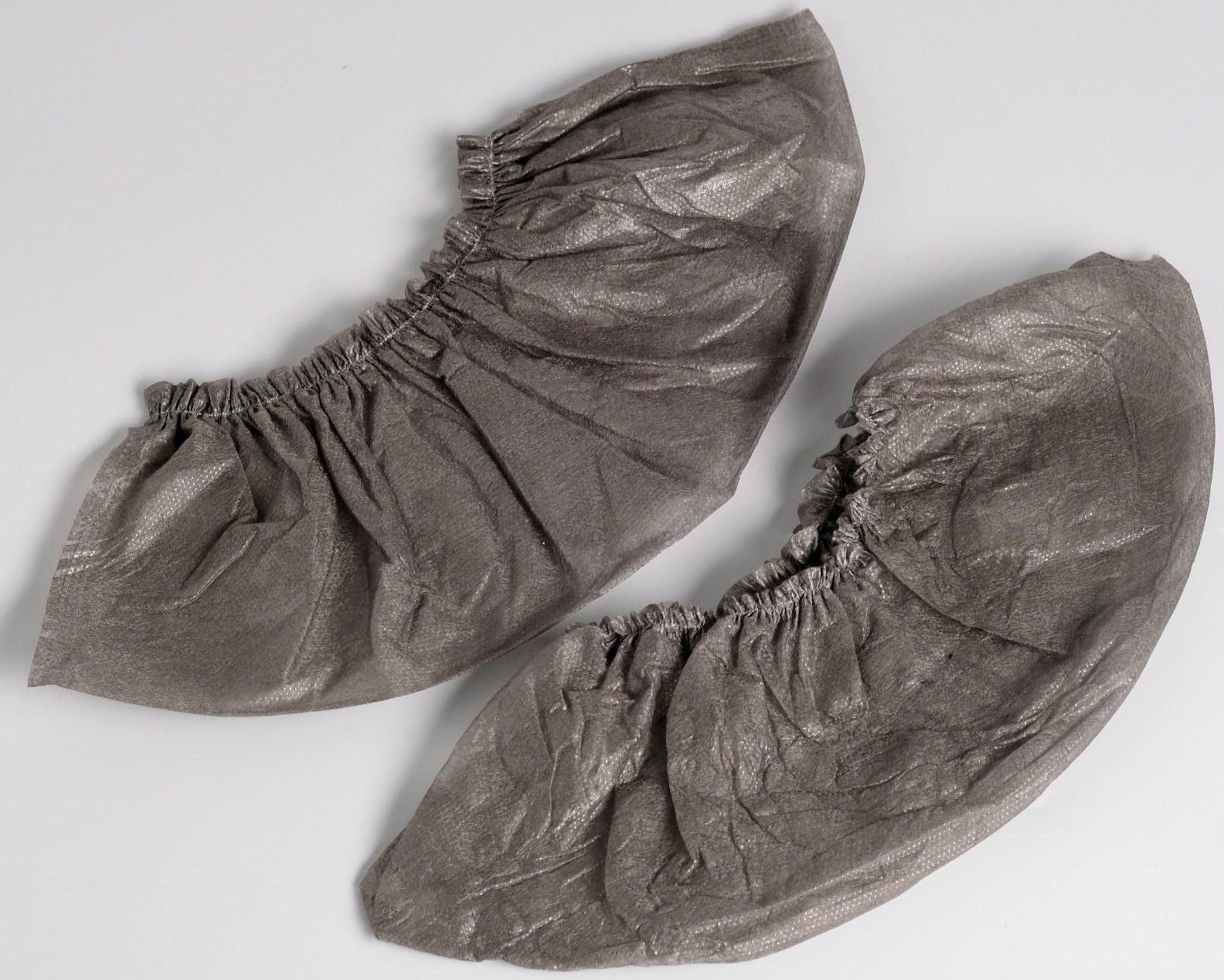 Носки одноразовые для прокатной обуви из НПП, черные, 360 x 120 мм, спанбонд 17 г/м2