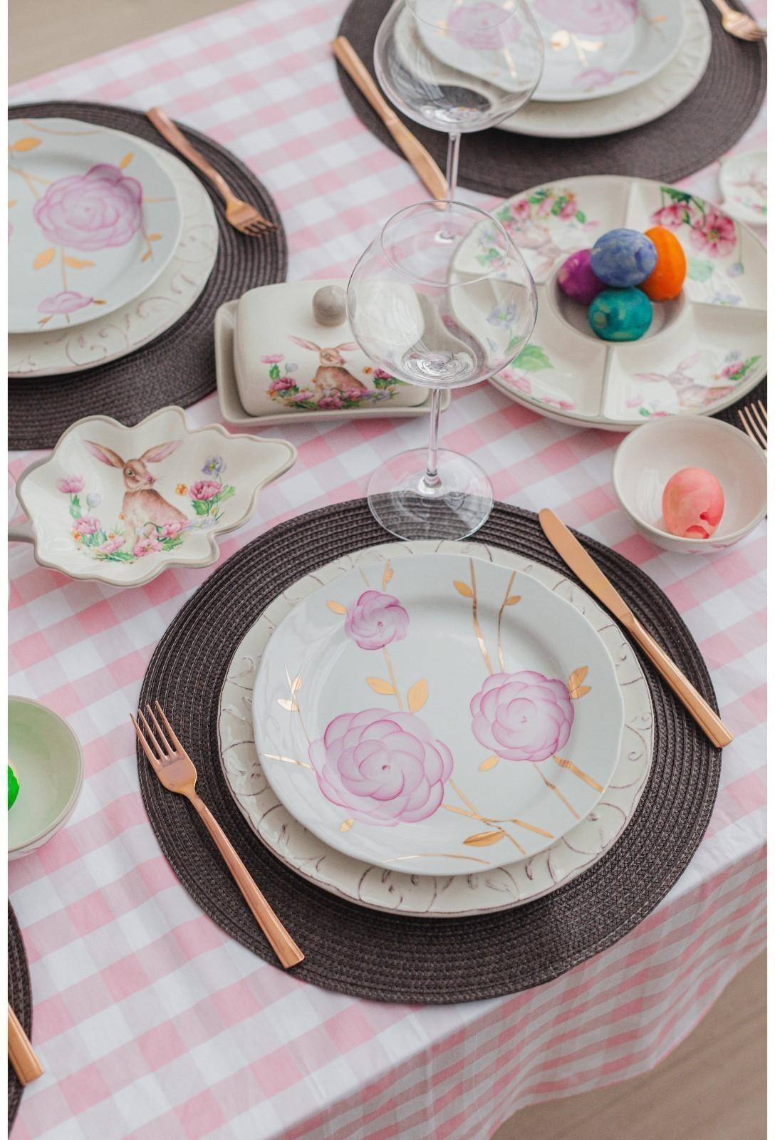 Салфетка сервировочная на стол «Лофт», d=38 см, цвет коричневый