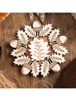 Подставка под горячее «Дубок», D=11 см, можжевельник