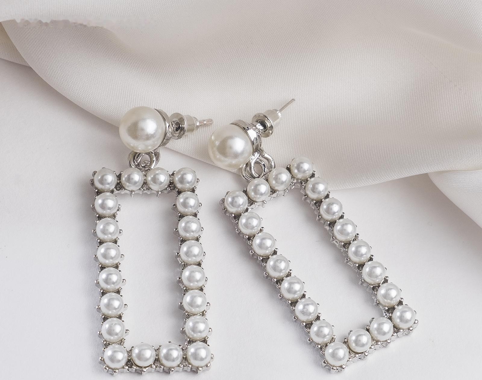 Серьги с жемчугом 