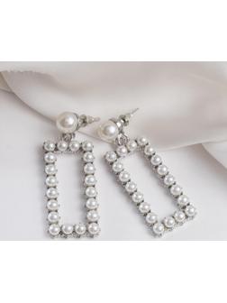 Серьги с жемчугом 