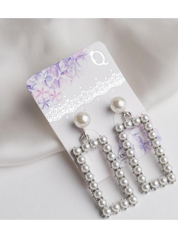 Серьги с жемчугом 