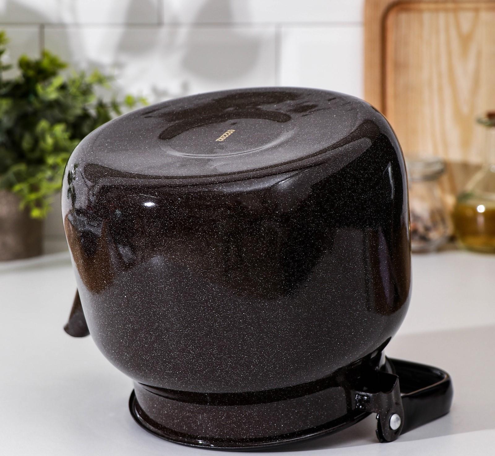 Чайник, 3,5 л, без деколи, индукция, цвет коричневый