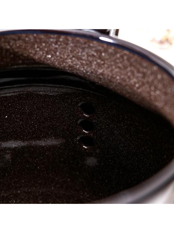 Чайник, 3,5 л, без деколи, индукция, цвет коричневый