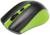 Мышь Smartbuy ONE 352, беспроводная, оптическая, 1600 dpi, 2xAAA (не в компл), зелёно-чёрная