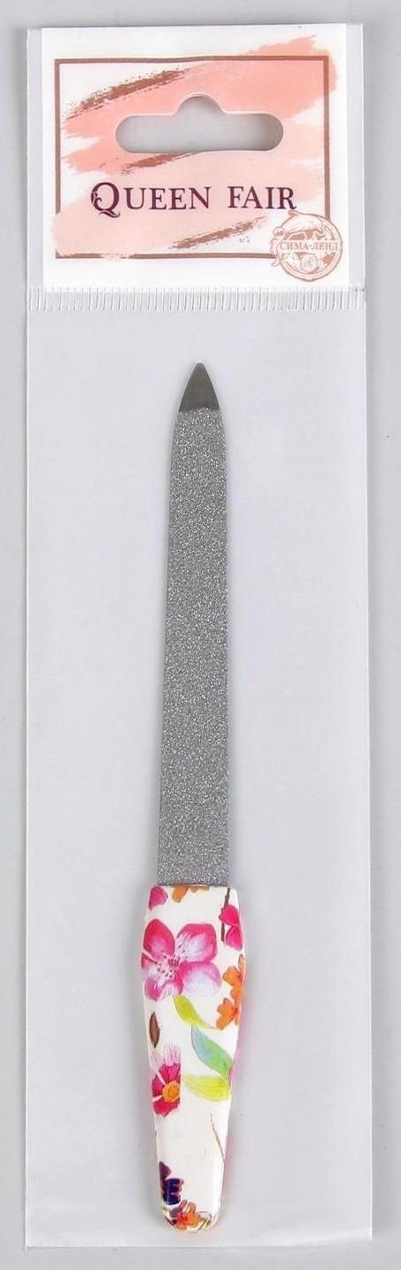 Пилка металлическая для ногтей, 12 см, рисунок МИКС