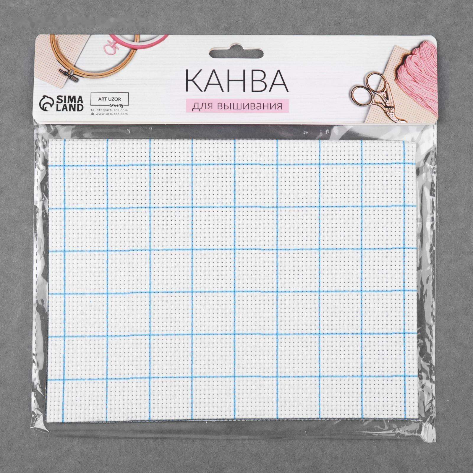 Канва для вышивания №11, 30 × 40 см, цвет белый