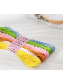 Набор ниток мулине №16, 8 ± 1 м, 6 шт