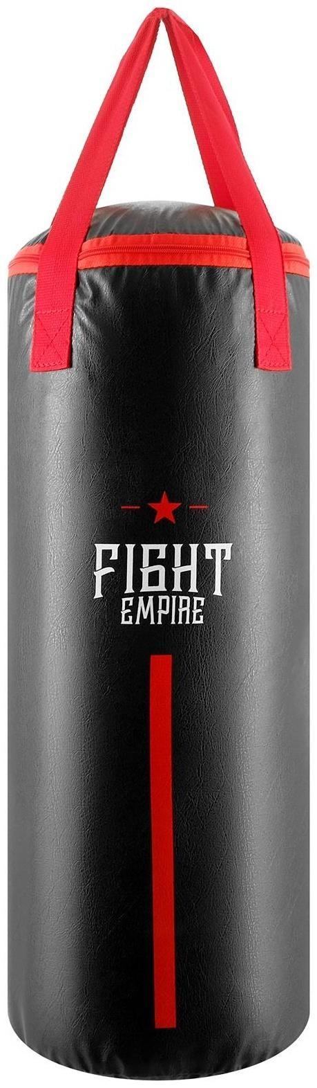 Мешок боксёрский FIGHT EMPIRE, на ленте ременной, винилискожа, 60 см, d=23 см, 11 кг