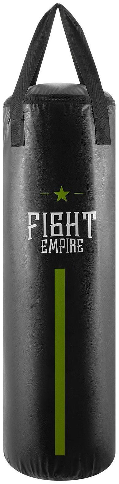 Мешок боксёрский FIGHT EMPIRE, на ленте ременной, винилискожа, 80 см, d=25 см, 15 кг