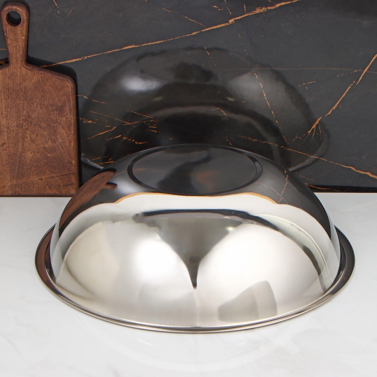 Таз, 17 л, d=50 см, нержавеющая сталь