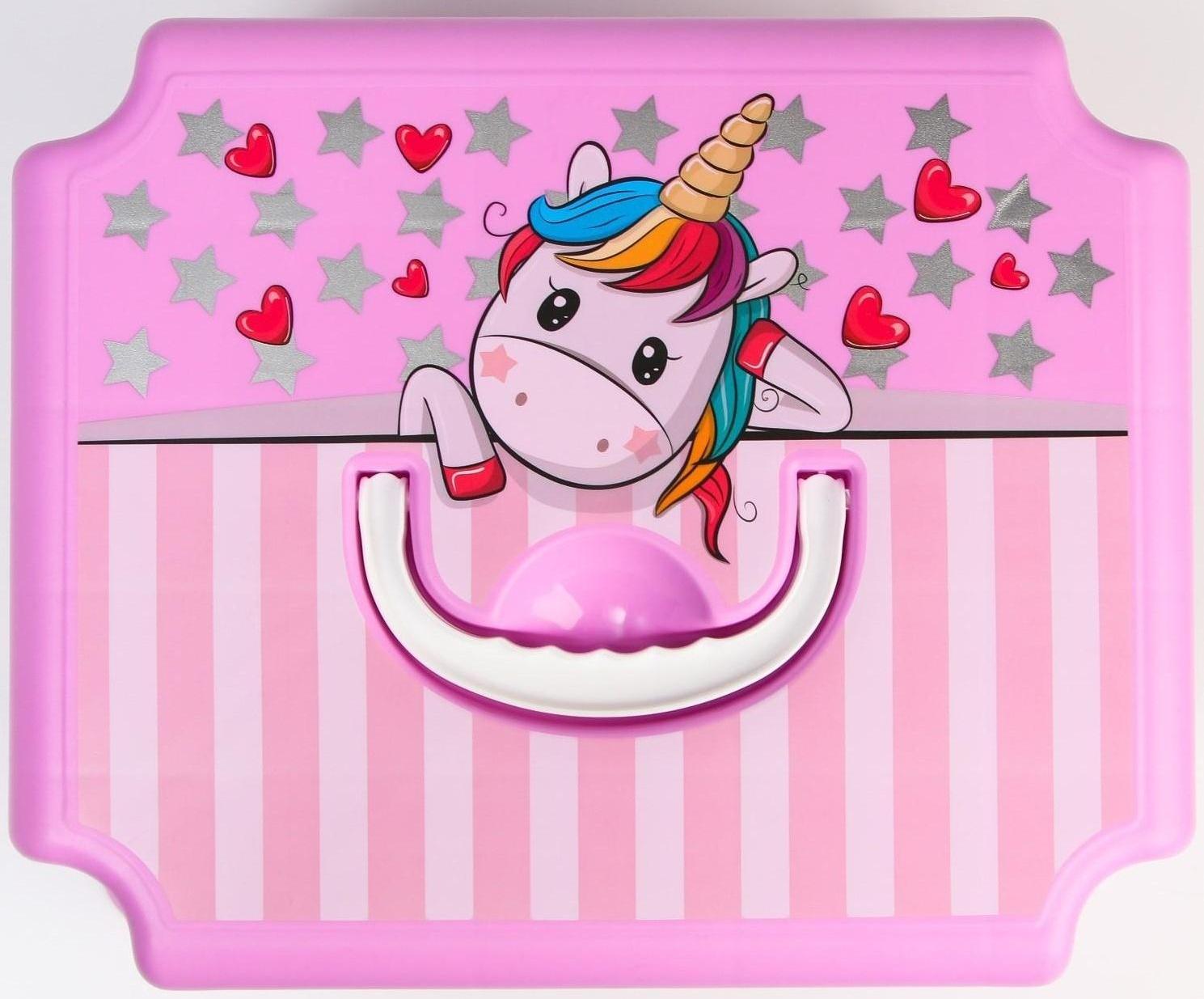 Детский табурет-подставка «Единорог»