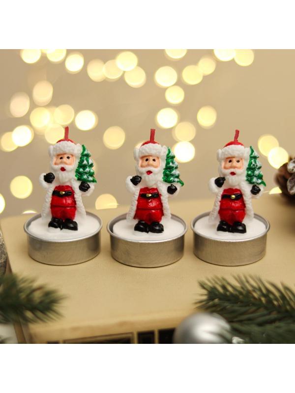 Набор свечи новогодние 