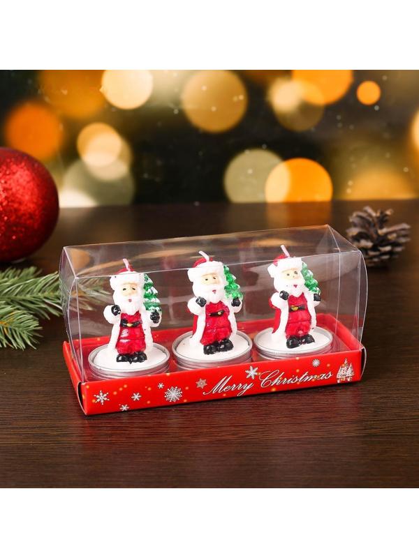 Набор свечи новогодние 