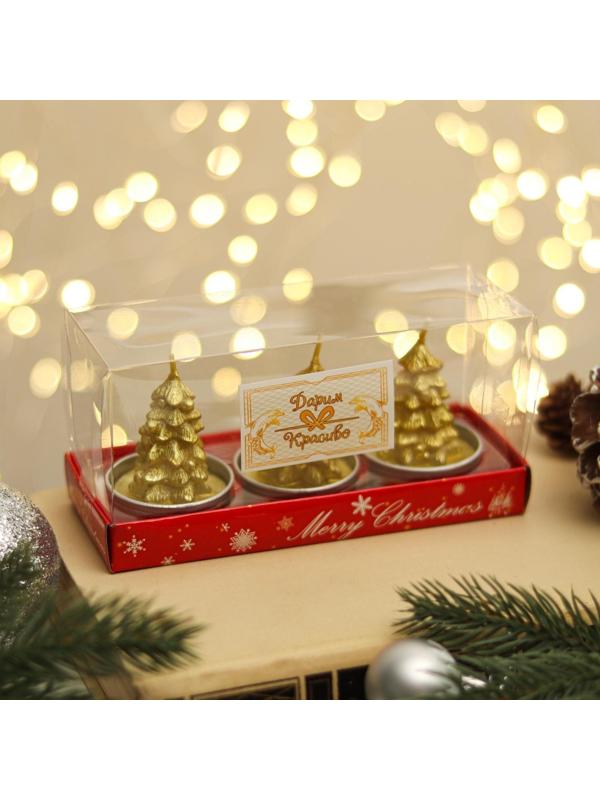 Набор свечи новогодние