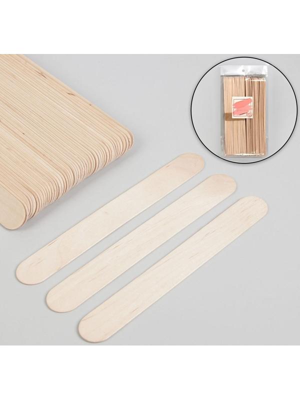 Шпатели для депиляции, деревянные, 20 × 2,3 см, 50 шт