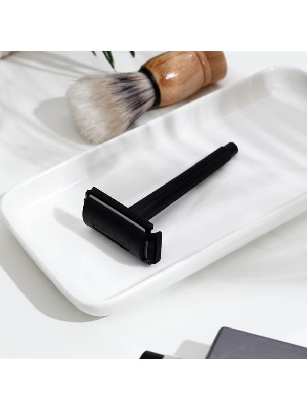 Бритвенный станок LuazOn, 1 сменное лезвие, пластик, 1 шт.