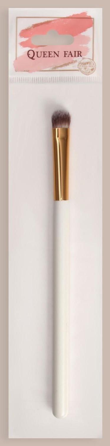 Кисть для макияжа «White», 17,5 см, цвет белый