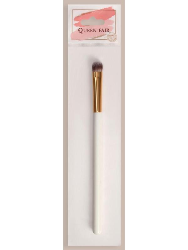 Кисть для макияжа «White», 17,5 см, цвет белый