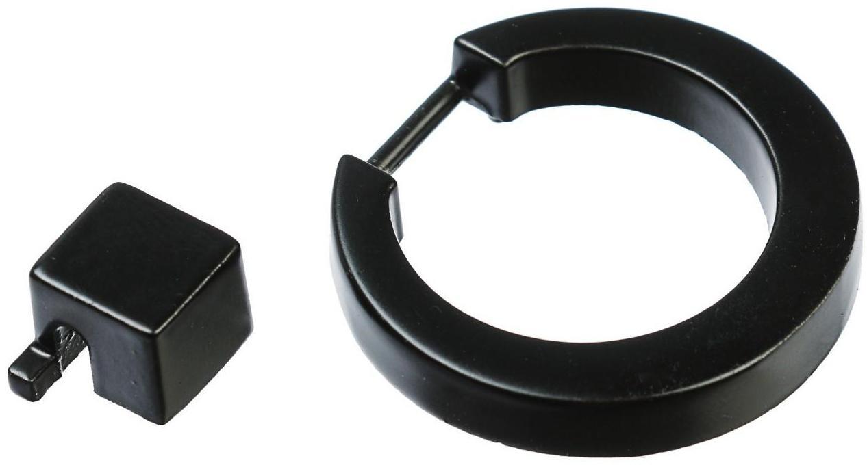 Ручка кнопка ТУНДРА РК045BL, черная