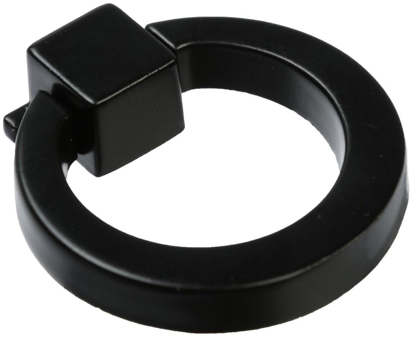 Ручка кнопка ТУНДРА РК045BL, черная