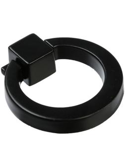 Ручка кнопка ТУНДРА РК045BL, черная