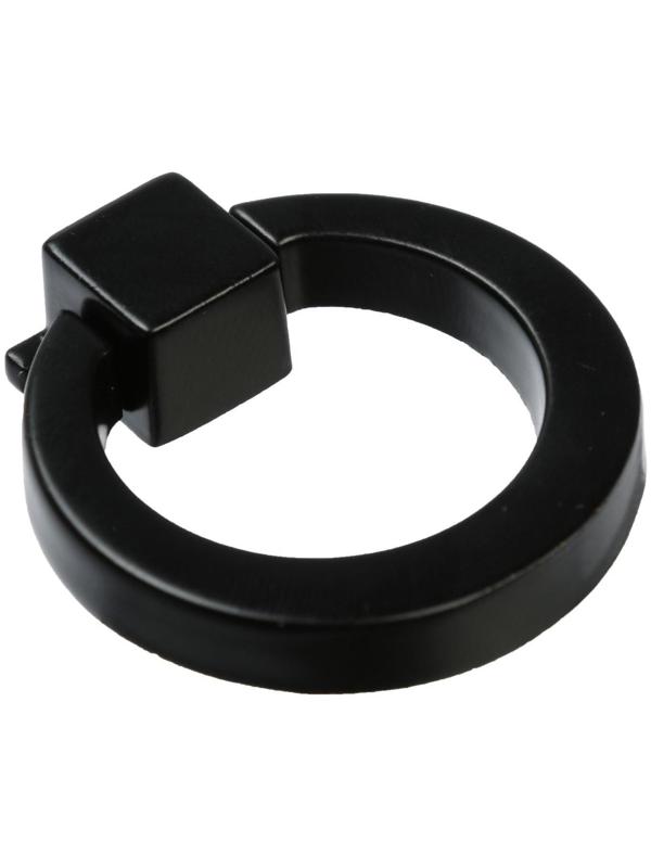 Ручка кнопка ТУНДРА РК045BL, черная