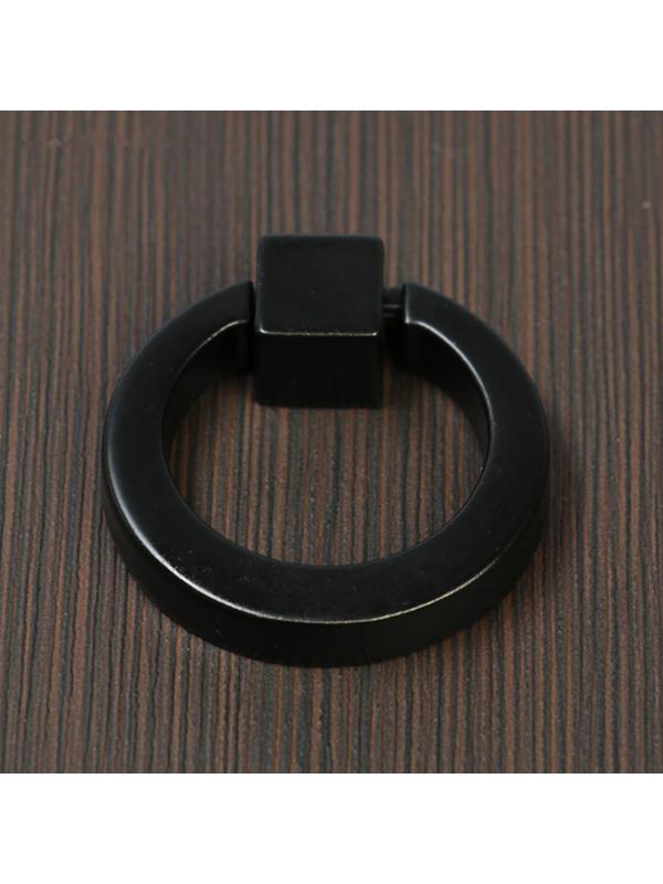 Ручка кнопка ТУНДРА РК045BL, черная