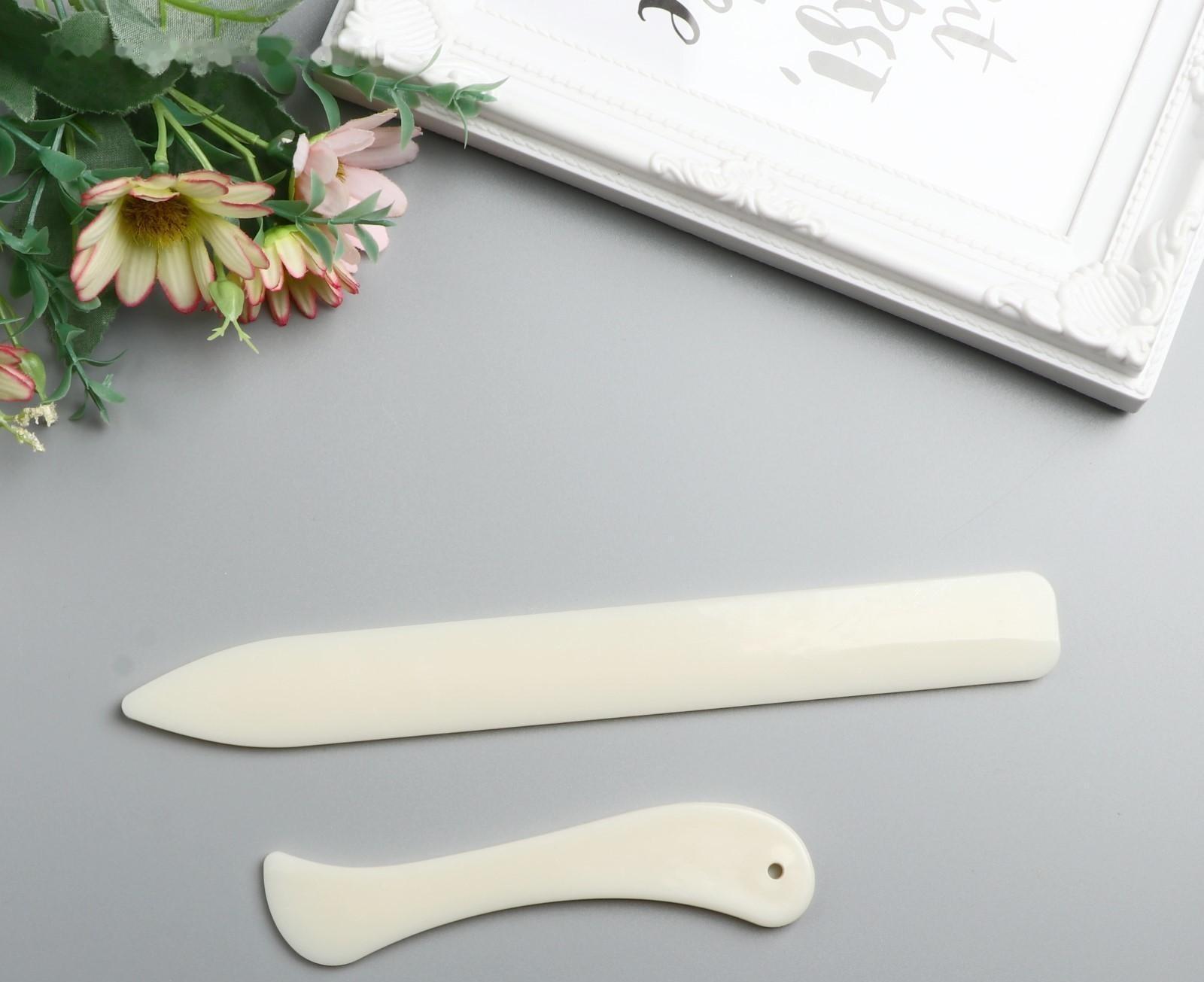 Инструмент для биговки набор 2 шт 12х2,4 см; 20,5х2,4 см