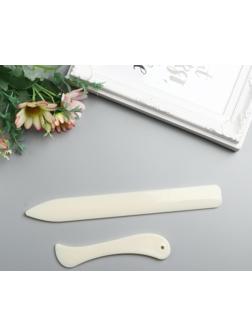 Инструмент для биговки набор 2 шт 12х2,4 см; 20,5х2,4 см