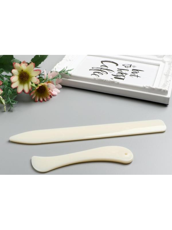 Инструмент для биговки набор 2 шт 12х2,4 см; 20,5х2,4 см