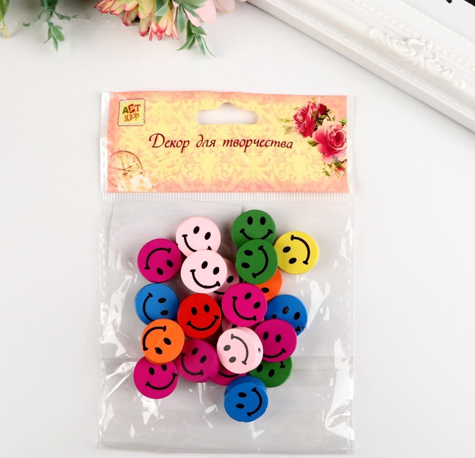 Набор бусин для творчества дерево 