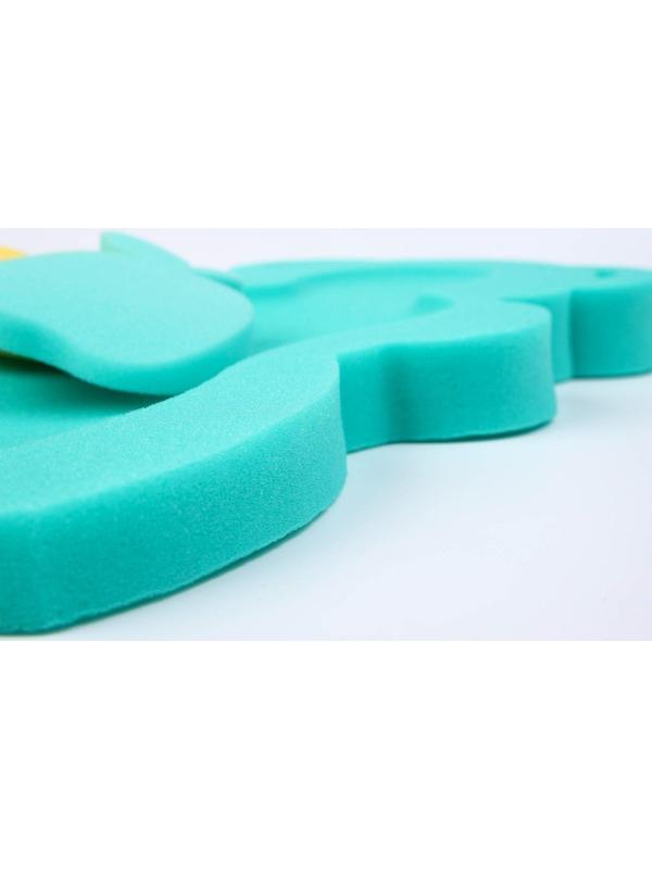 Подкладка для купания макси «Мишка», цвет зеленый, 55х30х6см