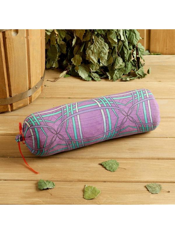 Валик со стружкой можжевельника, сувенирная, 10×28 см, микс