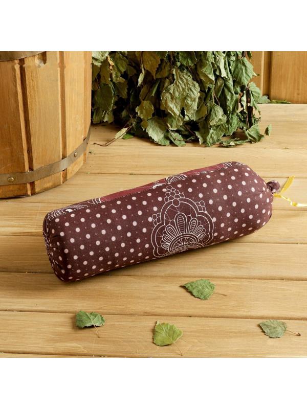 Валик со стружкой можжевельника, сувенирная, 10×28 см, микс