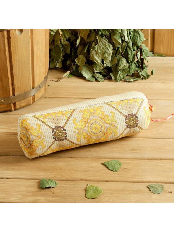 Валик со стружкой можжевельника, сувенирная, 10×28 см, микс