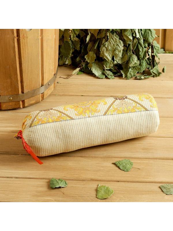 Валик со стружкой можжевельника, сувенирная, 10×28 см, микс