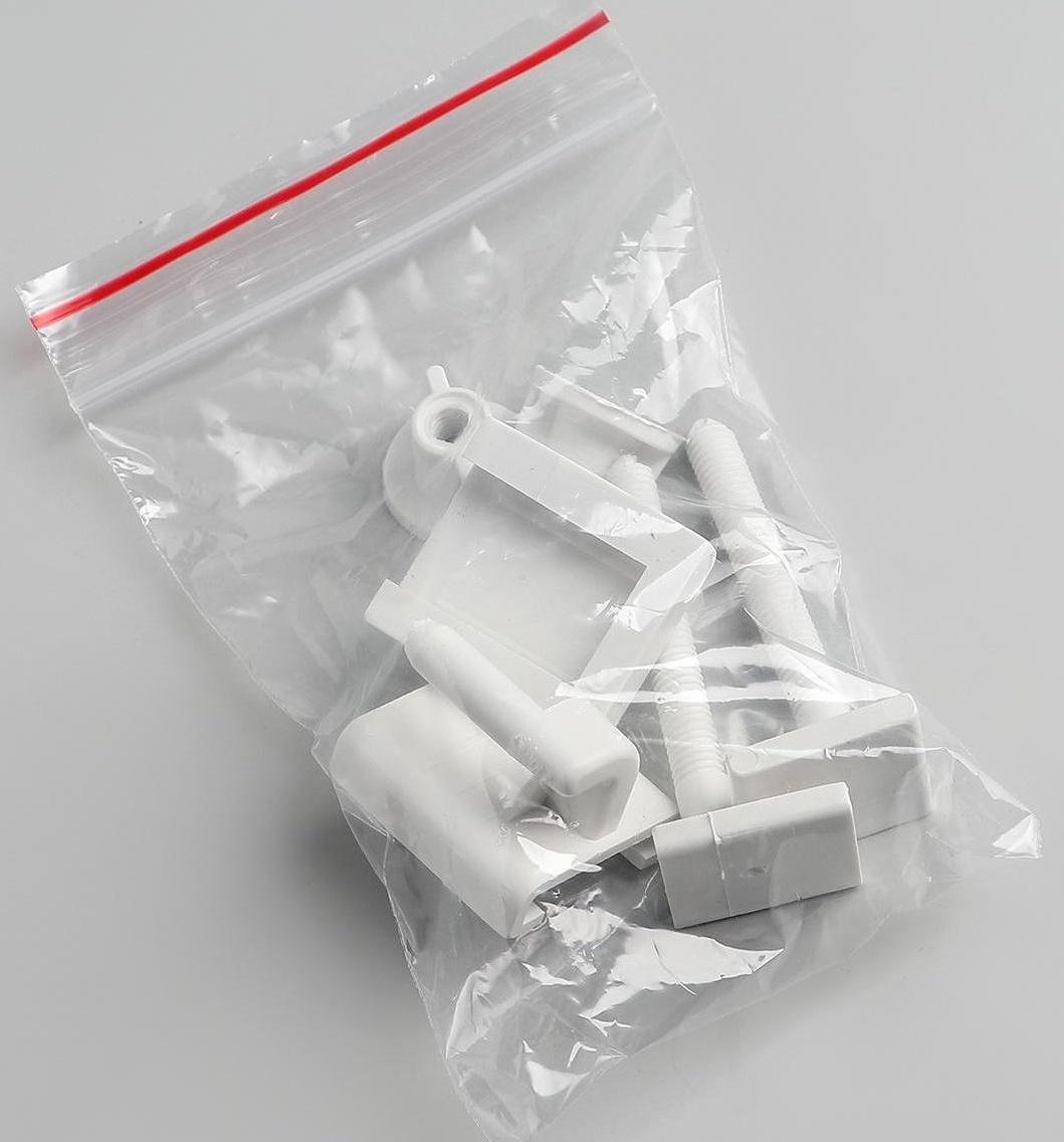 Сиденье для унитаза с крышкой «Декор. Белый мрамор», цвет белый