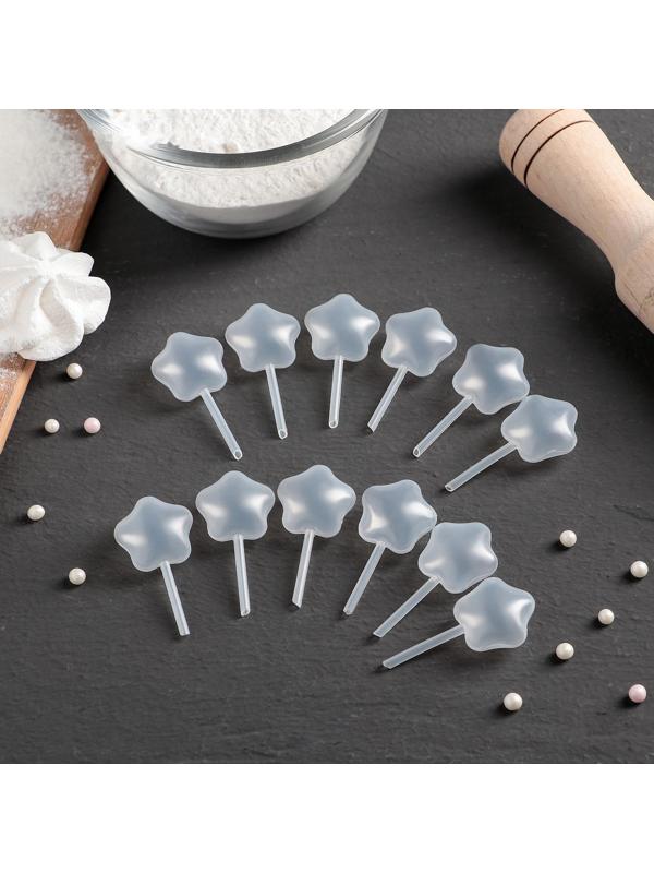 Набор пипеток для соуса «Звезда», 12 шт, 2,5×1,5×5 см