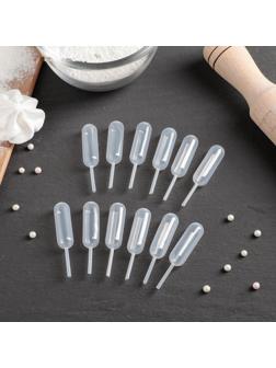 Набор пипеток для соуса «Сосуд», 12 шт, 1,5×6 см