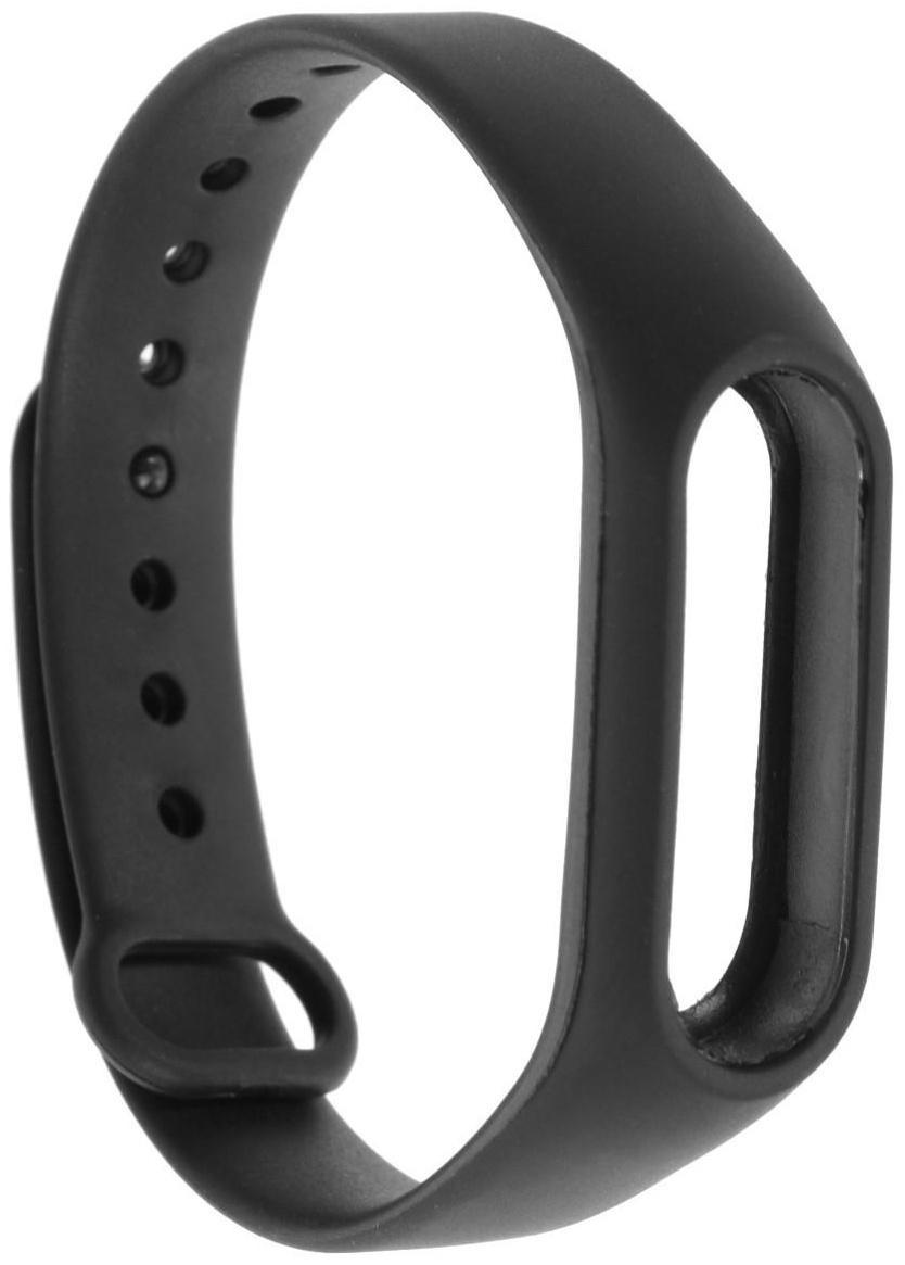 Ремешок для фитнес-браслета Mi Band 2 LuazON, черный