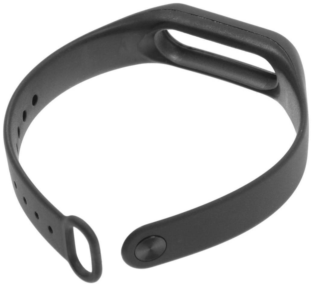 Ремешок для фитнес-браслета Mi Band 2 LuazON, черный