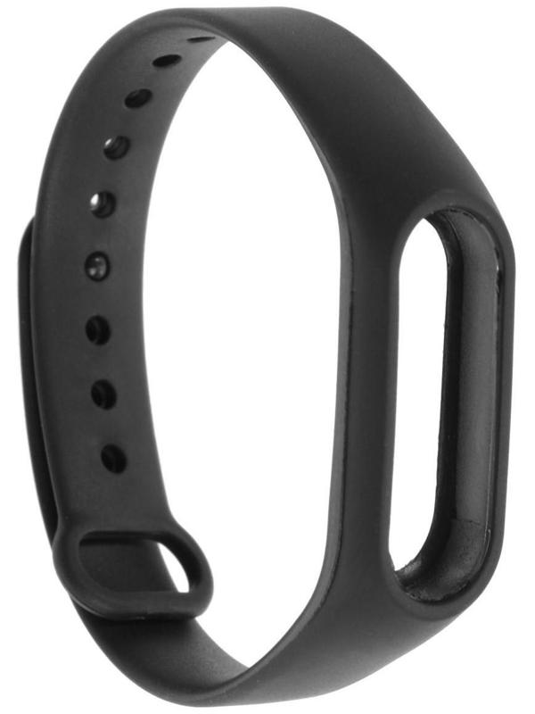 Ремешок для фитнес-браслета Mi Band 2 LuazON, черный