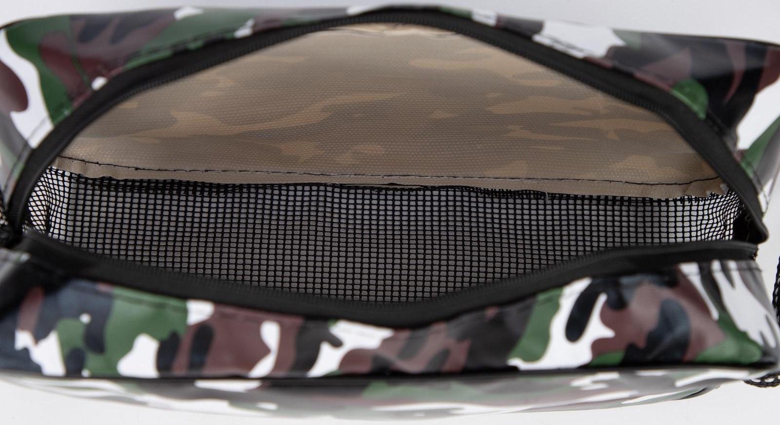 Косметичка на молнии, цвет зелёный