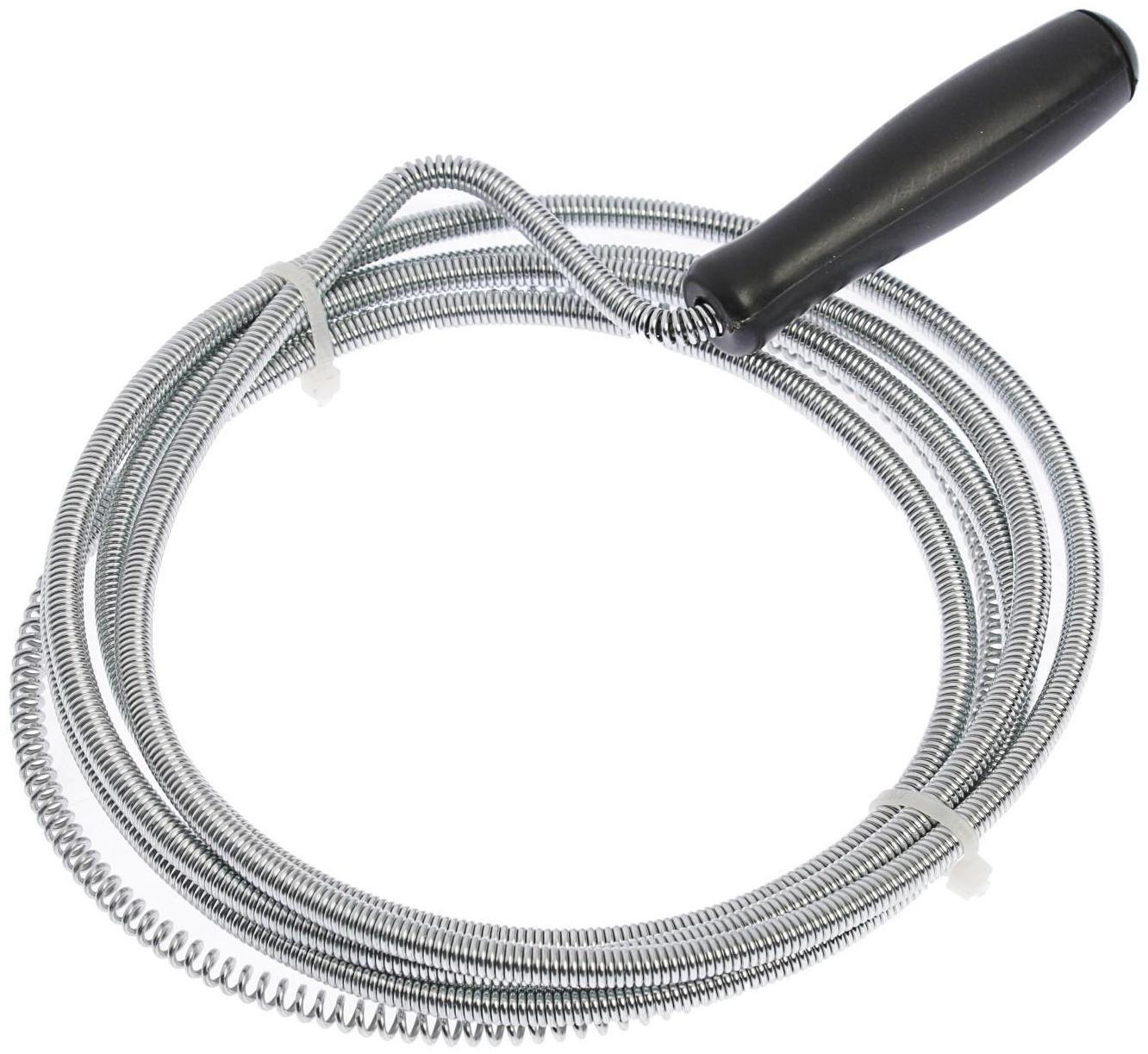 Трос сантехнический ZEIN engr, оцинкованный, с ручкой, d=5 мм, L=2 м