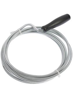 Трос сантехнический ZEIN engr, оцинкованный, с ручкой, d=5 мм, L=2,5 м