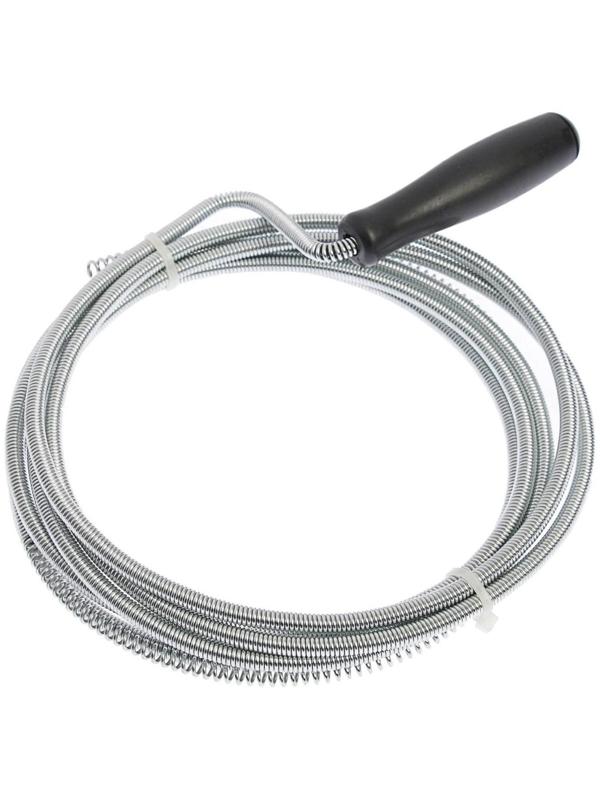 Трос сантехнический ZEIN engr, оцинкованный, с ручкой, d=5 мм, L=2,5 м