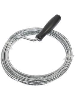 Трос сантехнический ZEIN engr, оцинкованный, с ручкой, d=5 мм, L=3 м