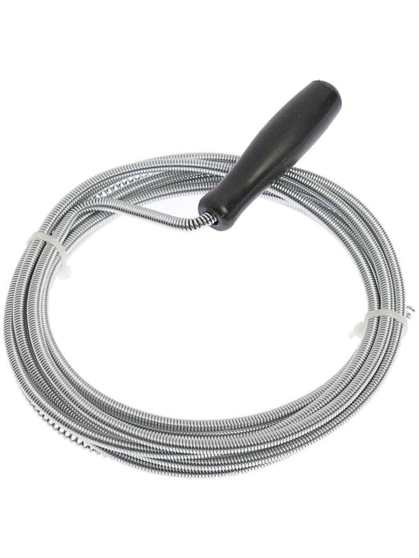 Трос сантехнический ZEIN engr, оцинкованный, с ручкой, d=5 мм, L=3 м